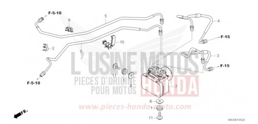 MODULATEUR ABS/TUYAU DE FREIN NC750XAS de 2025
